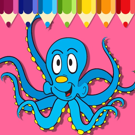 Coloring Octopus Pages Game Free Education iOS App