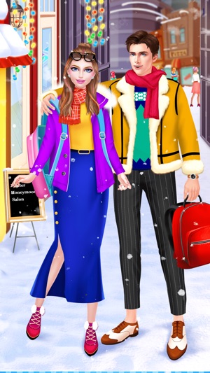 Winter Honeymoon Spa & Dress Up Beauty Salon Game(圖2)-速報App