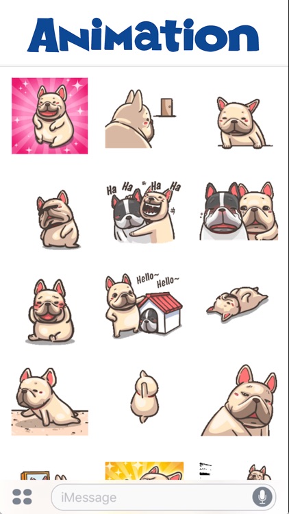 The Funny Bulldog Animated