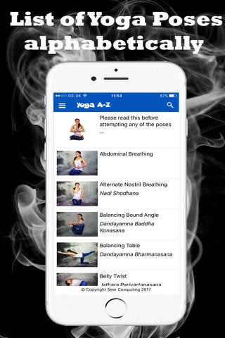Ana Chidzoy's A - Z of Yoga screenshot 2