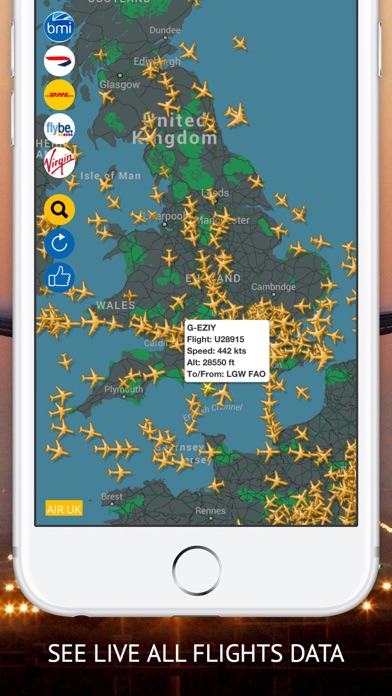 How to cancel & delete Air UK Free : Live flight tracker from iphone & ipad 1