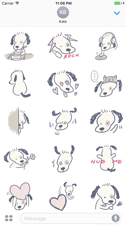 Daily Life Of Bob The Cute Dog Sticker