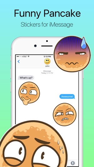 Funny Pancake Stickers