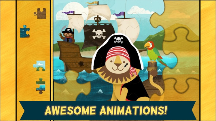 Pirate Preschool Puzzle - Toddler Games Complete screenshot-3
