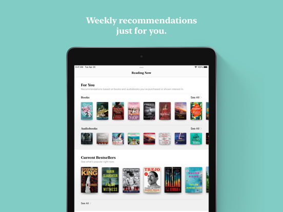 Apple Books iPad app afbeelding 1
