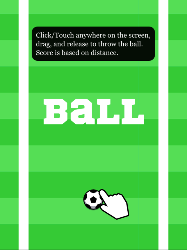 Ball Distance, game for IOS