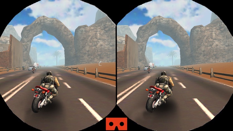 VR Moto Attack Racer : Free Virtual Reality Game