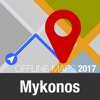 Mykonos Offline Map and Travel Trip Guide