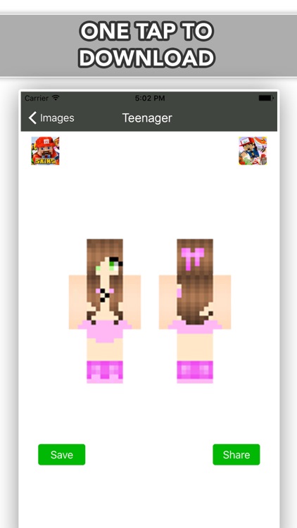 BEST Teenager Boy & Girl Skins For Minecraft PE