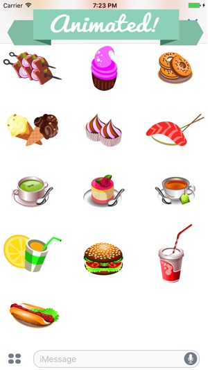 Animated Fast Food Stickers(圖2)-速報App