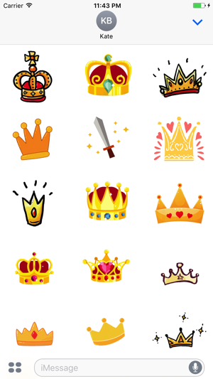 Animated Cute Crown Stickers(圖3)-速報App