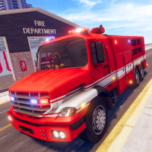 Fire Truck Firefighter Rescue icon