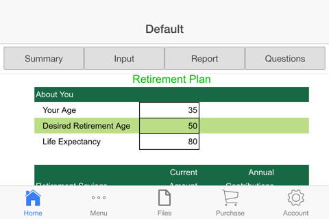 Retirement Planner screenshot 3