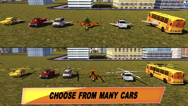 Flying Car War Simulator: Robot Driving Games(圖5)-速報App