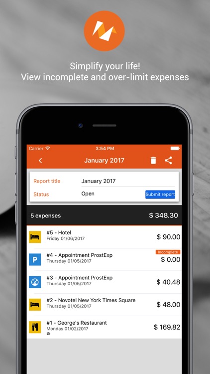 N2F - expense report & mileage