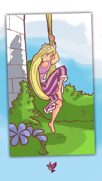 Princess Rapunzel coloring and painting book screenshot 3
