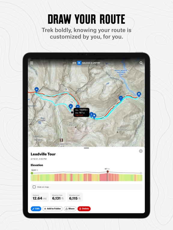 onX Backcountry: 3D Trail Mapsのおすすめ画像5