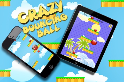 Crazy Bouncing Ball - Jumping Red Ball On Track screenshot 3
