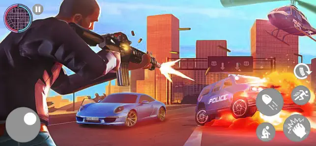 Screenshot 3 Amazing Hero Gangster Game 3D iphone