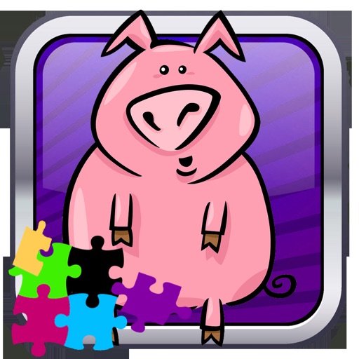 Animals Pig Puzzles Game Best for Toddlers Icon