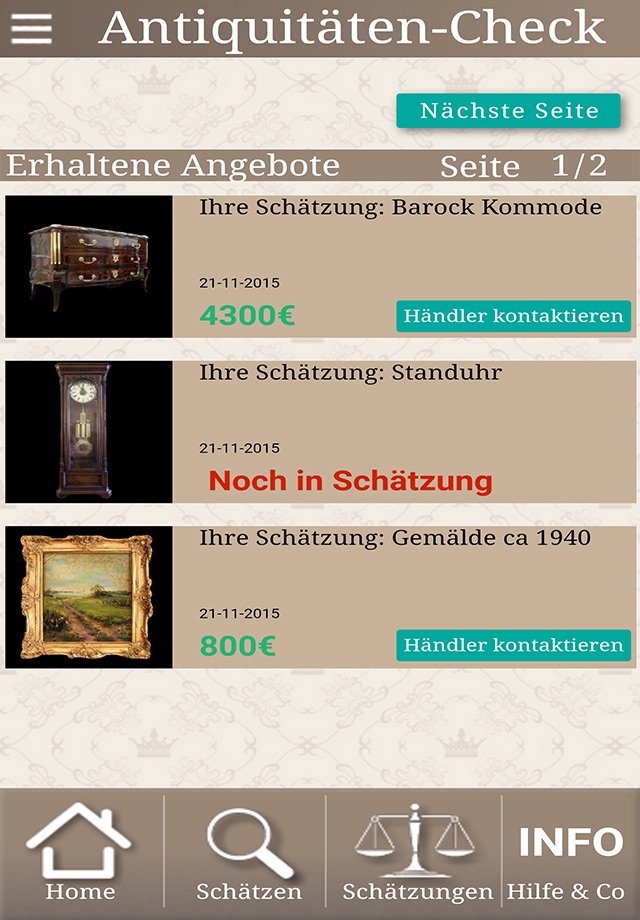 Antiquitäten Check screenshot 4