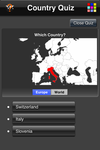 Country Quiz - náhled