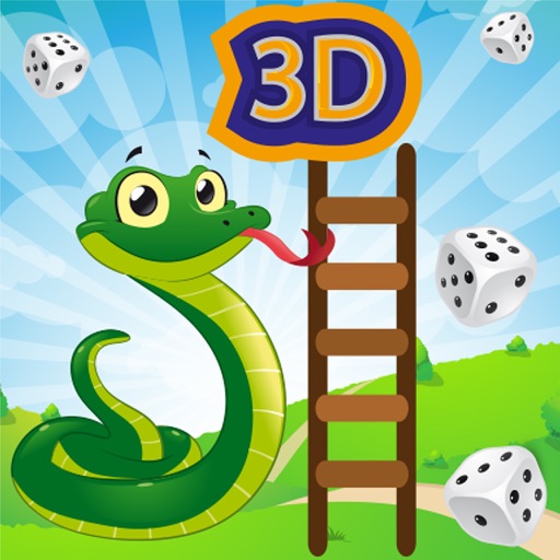 Snakes & Ladders 3D Icon