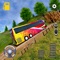 This is bus driving game in off-road bus uphill environment