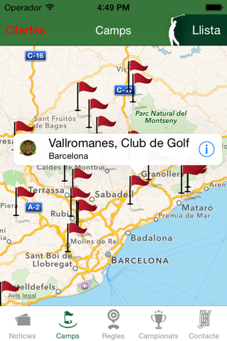 Federació Catalana de Golf screenshot 2