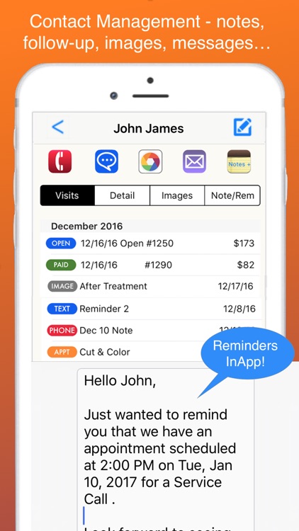 Client Sales, Contact and Invoicing Manager