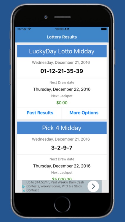 Results for Illinois Lottery - IL Lotto