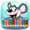 Mouse Coloring Page For Kids Version