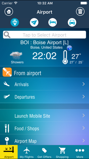 Boise Airport (BOI) + Flight Tracker