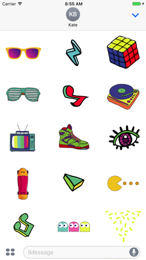 Animated Eighties Sticker(圖3)-速報App