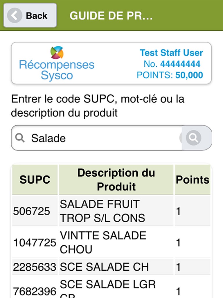 Sysco Rewards screenshot 2