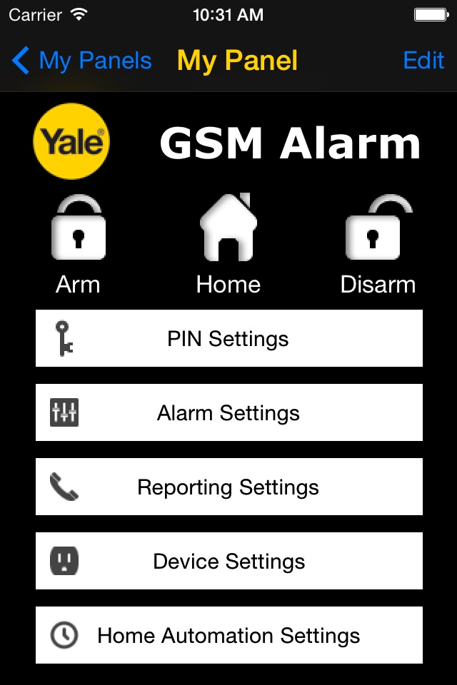 Yale GSM Control screenshot 3