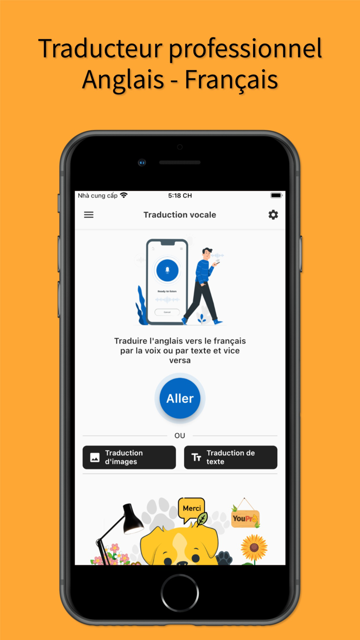 English to French Traduction