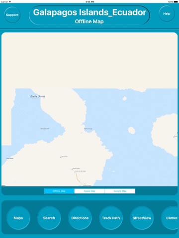 Galapagos Islands Offline City Maps Navigation - náhled