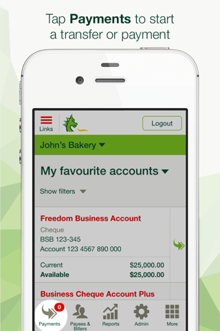 St.George Business App screenshot 2