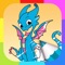 Dragon Coloring Book: Coloring Pages for Kids