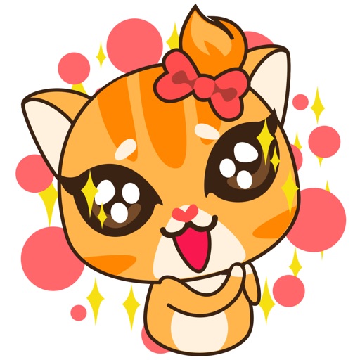 Sonya The Sassy Cat for iMessage Sticker icon