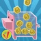 This Little Piggy Went To Market: A Coin Catching Physics Game of Skillz