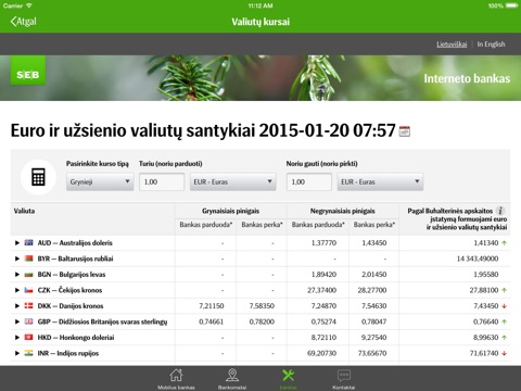 SEB Lietuva screenshot 4