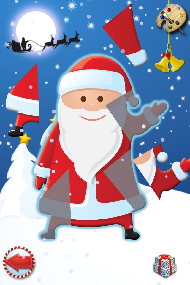 Christmas - Color Your Puzzle and Paint for Kids screenshot 2