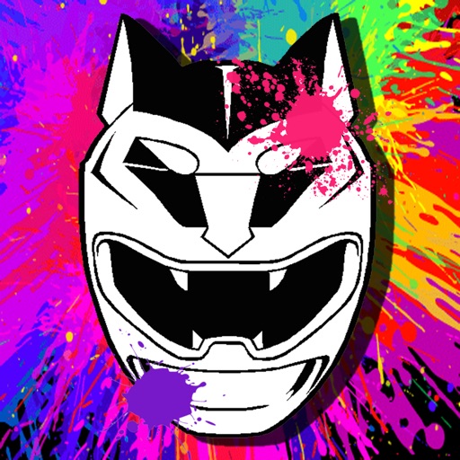 Coloring Book Kids For Power Rangers Free iOS App