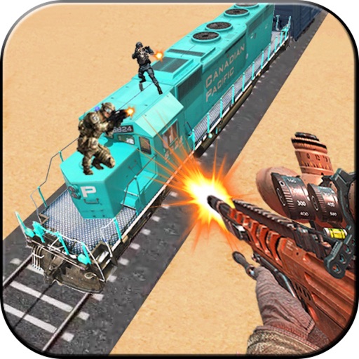 Train Sniper Shooter 3D Game - Pro