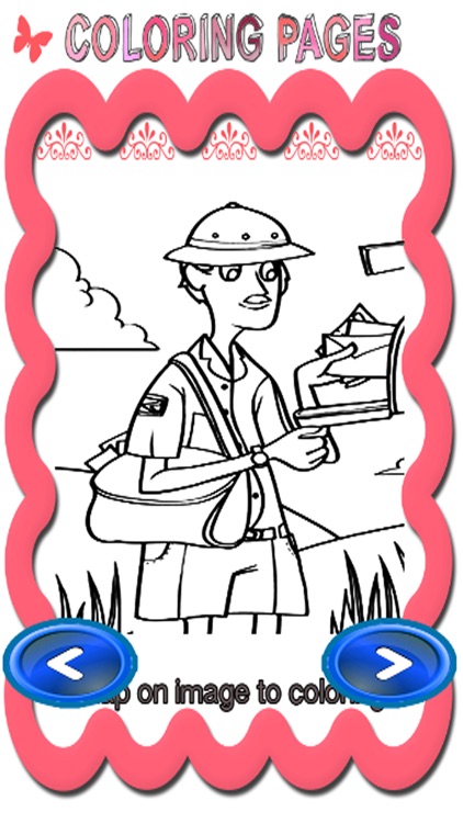 Kids Coloring Games Page Postman Version