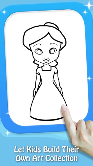 Paint & Play: Princess, Coloring Book For Girls(圖3)-速報App