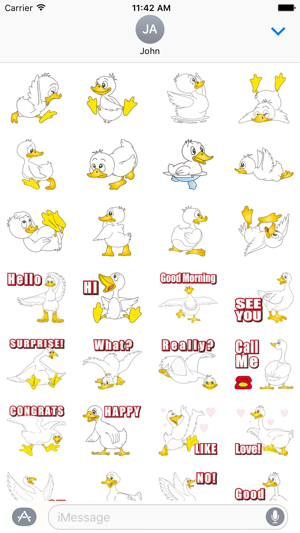 Cute Duck Animated - Lovely Animal(圖2)-速報App