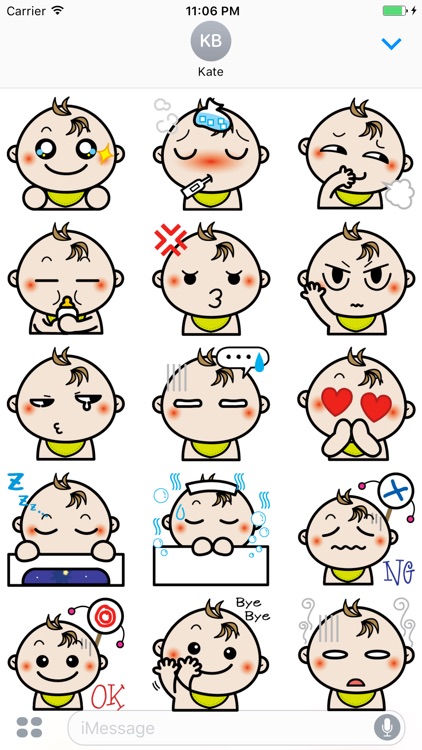 Baby MOMO Stickers